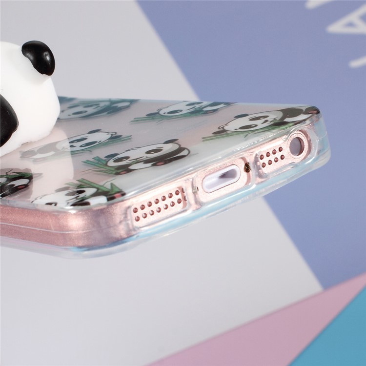 Squishy 3D Silicone Kaiading Panda TPU Case para iPhone SE / 5s / 5 - Padrão Panda-5