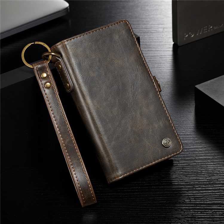 CASEME Qin Series Detachable 2-in-1 Split Leather Wallet Mobile Phone Case for iPhone 8 / 7 4.7 inch - Brown-3