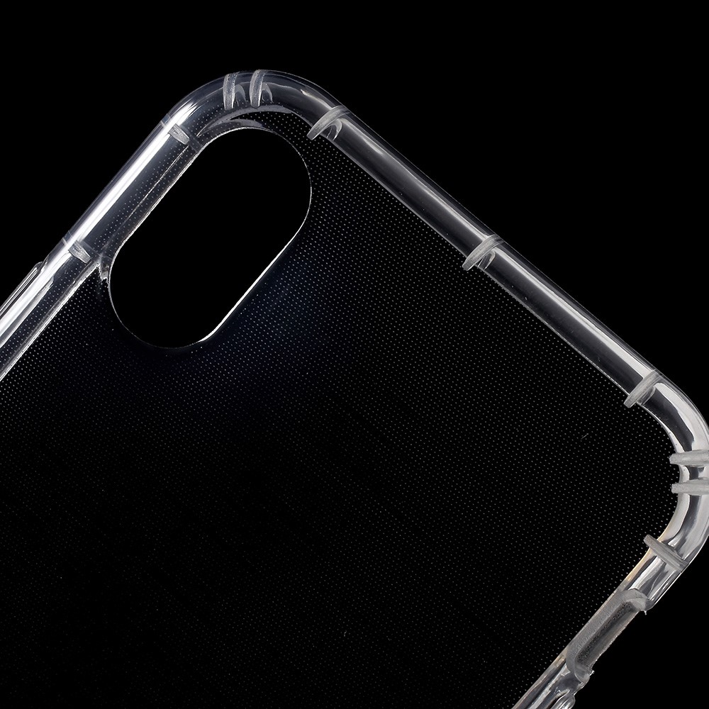 Drop-resistant Clear TPU Protection Cell Phone Case Accessory for iPhone XS / X 5.8 inch - Transparent-4