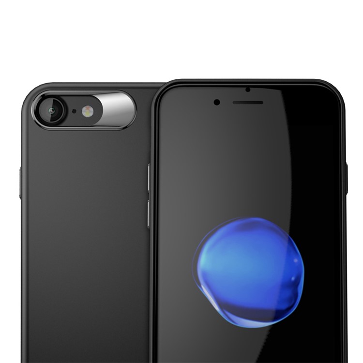 IPAKY Matte PC Protection Phone Case for iPhone 8 / 7 4.7 inch - Black-2