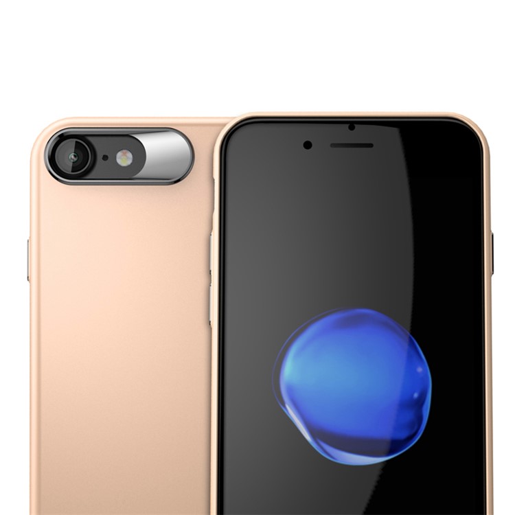 IPAKY Matte PC Protection Cell Phone Cover for iPhone 8 / 7 4.7 inch - Gold-2