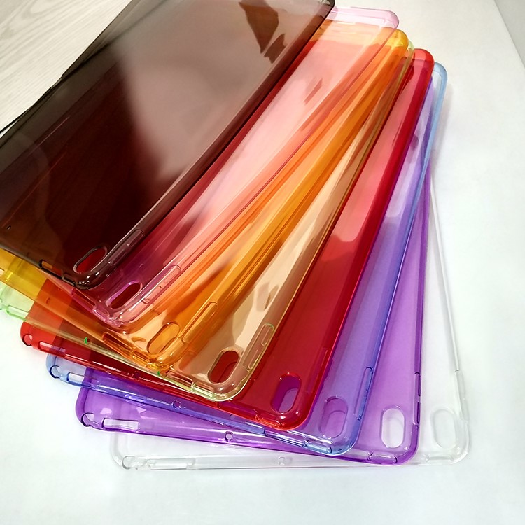 Glossy Soft TPU Case Tablet Cover for iPad Pro 10.5 (2017) - Transparent-3