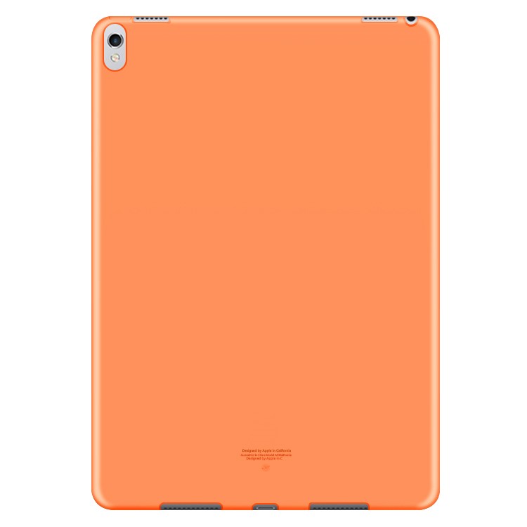 Glossy Soft TPU Casing Gel Case for iPad Air 10.5 (2019) / Pro 10.5 (2017) - Orange-1