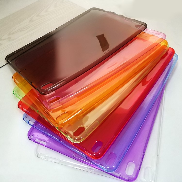 Glossy Soft TPU Casing Gel Case for iPad Air 10.5 (2019) / Pro 10.5 (2017) - Orange-2