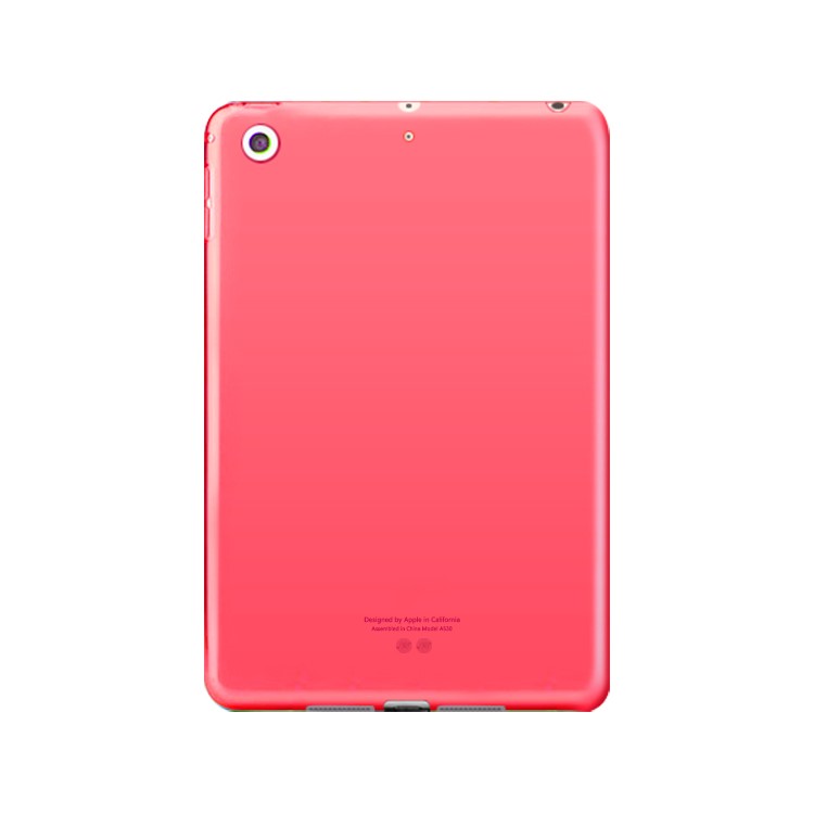 Soft TPU Back Case Gel Tablet Shell for iPad 9.7 (2018) / 9.7 (2017) - Red-1