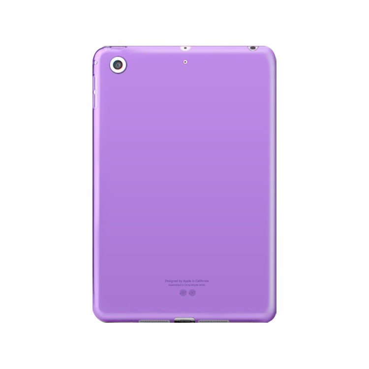 Soft TPU Back Case Gel Protective Tablet Shell for iPad 9.7 (2018) / 9.7 (2017) - Purple-1