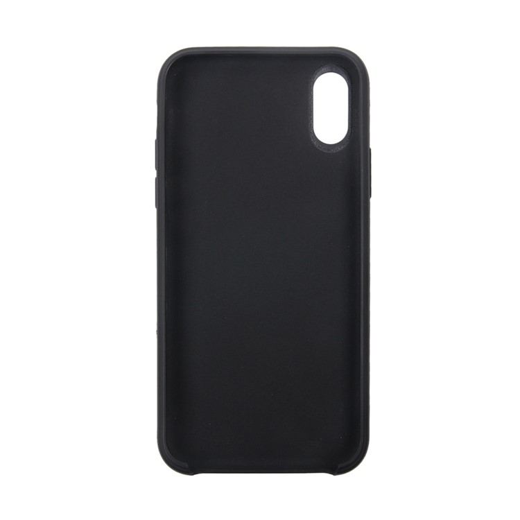 Solid Color Soft TPU Cover Case for iPhone XS / X/Ten 5.8 inch - Black-7