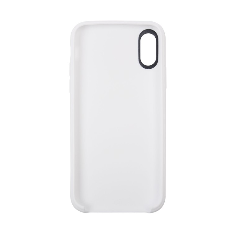 Solid Color Flexible TPU Back Case for iPhone XS / X/Ten 5.8 inch - White-7