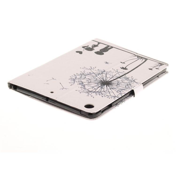 Pattern Printing Smart PU Leather Tablet Cover Casing for iPad 9.7 (2018) / 9.7 (2017) - Dandelion and Lovers-5