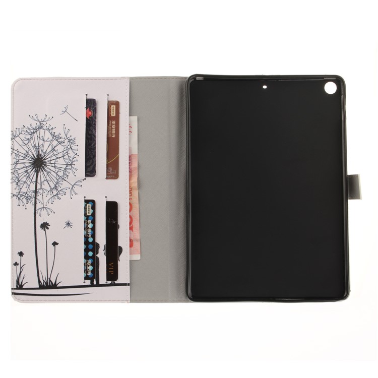 Pattern Printing Smart PU Leather Tablet Cover Casing for iPad 9.7 (2018) / 9.7 (2017) - Dandelion and Lovers-9