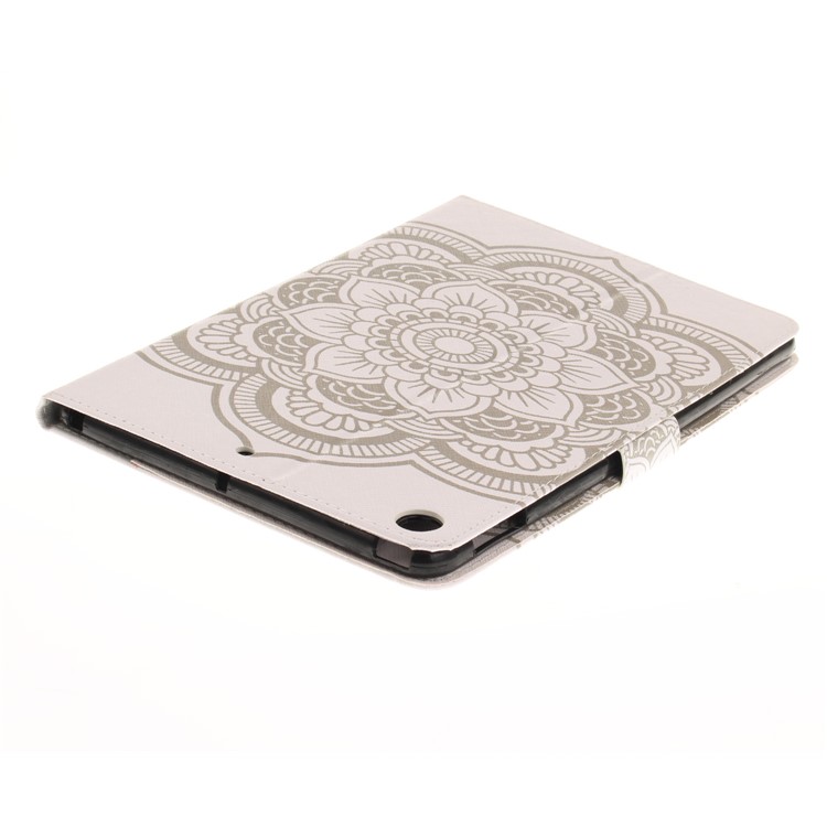 For iPad 9.7 (2018) / 9.7 (2017) Pattern Printing Wallet Leather Stand Case - Mandala Flowers-5