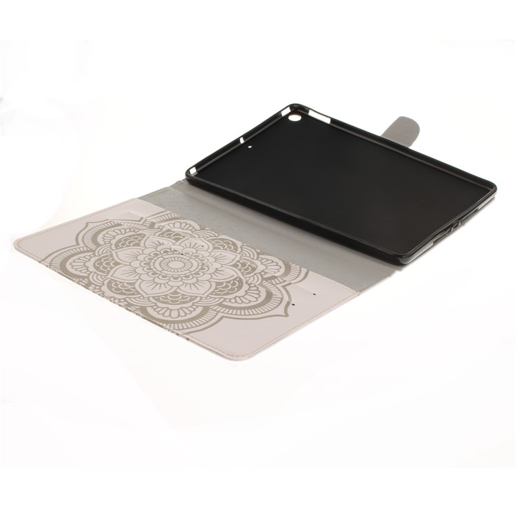 For iPad 9.7 (2018) / 9.7 (2017) Pattern Printing Wallet Leather Stand Case - Mandala Flowers-8