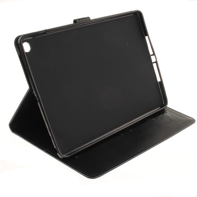 Imprinted Panda Smart Leather Wallet Stand Case for iPad 9.7 (2018) / 9.7 (2017) - Black-6