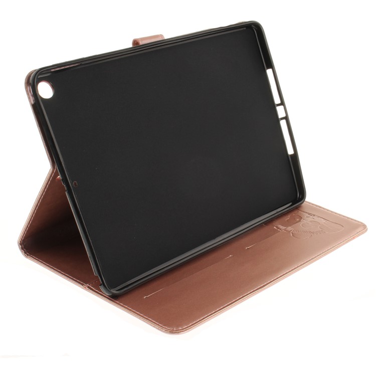 Imprinted Panda Leather Card Slots Smart Cover with Stand for iPad 9.7 (2018) / 9.7 (2017) - Rose Gold-6