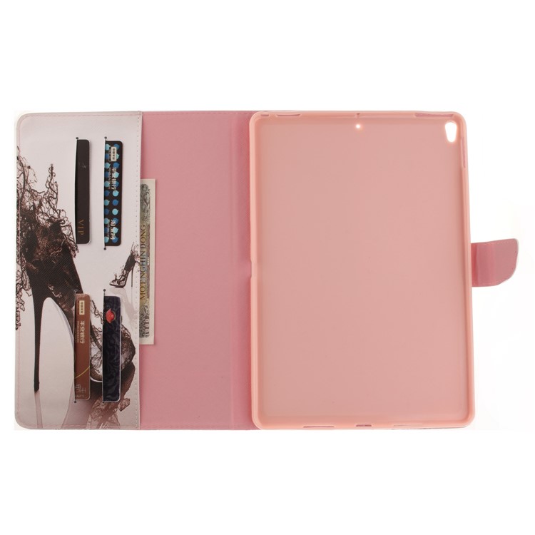 Wallet PU Leather Stand Pattern Printing Cover for iPad Pro 10.5 (2017) - High-heeled Shoes-9