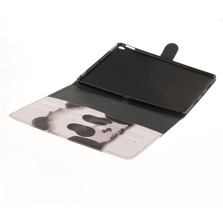Pattern Printing Wallet Leather Smart Case for iPad Pro 10.5 (2017) - Panda-8