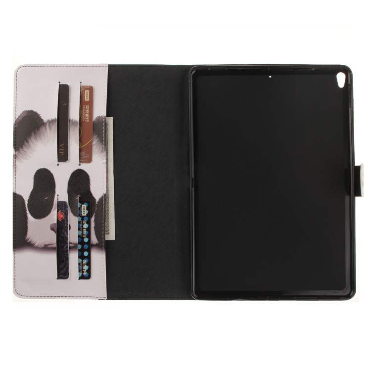 Pattern Printing Wallet Leather Smart Case for iPad Pro 10.5 (2017) - Panda-9