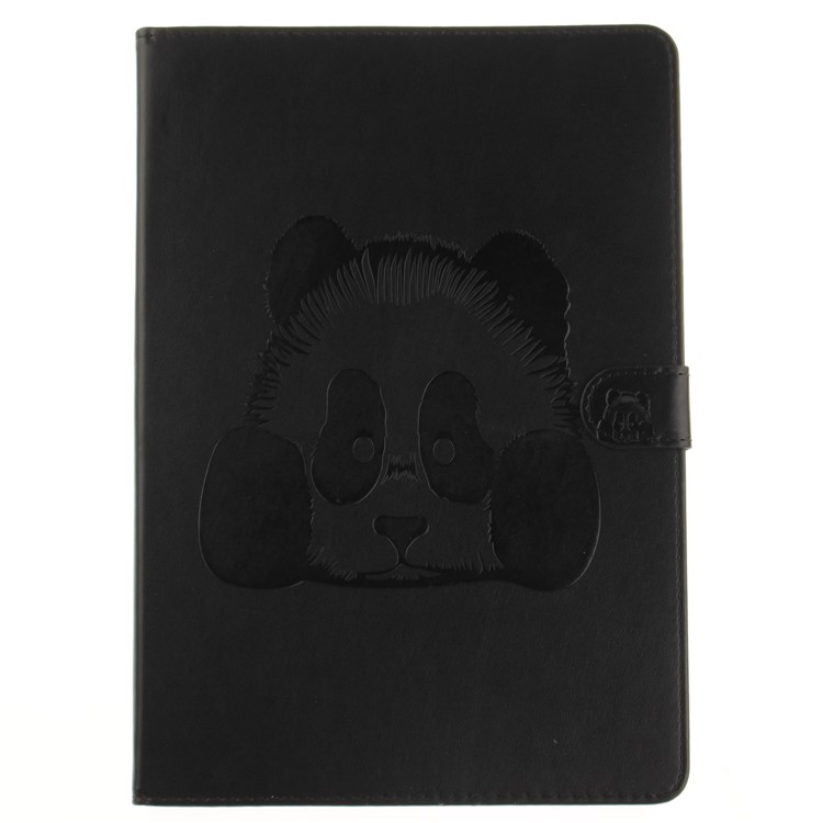 Imprinted Panda Multi Card Slots Smart Leather Stand Folio Case for iPad Pro 10.5 (2017) - Black-2