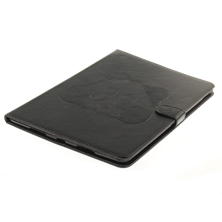 Imprinted Panda Multi Card Slots Smart Leather Stand Folio Case for iPad Pro 10.5 (2017) - Black-4