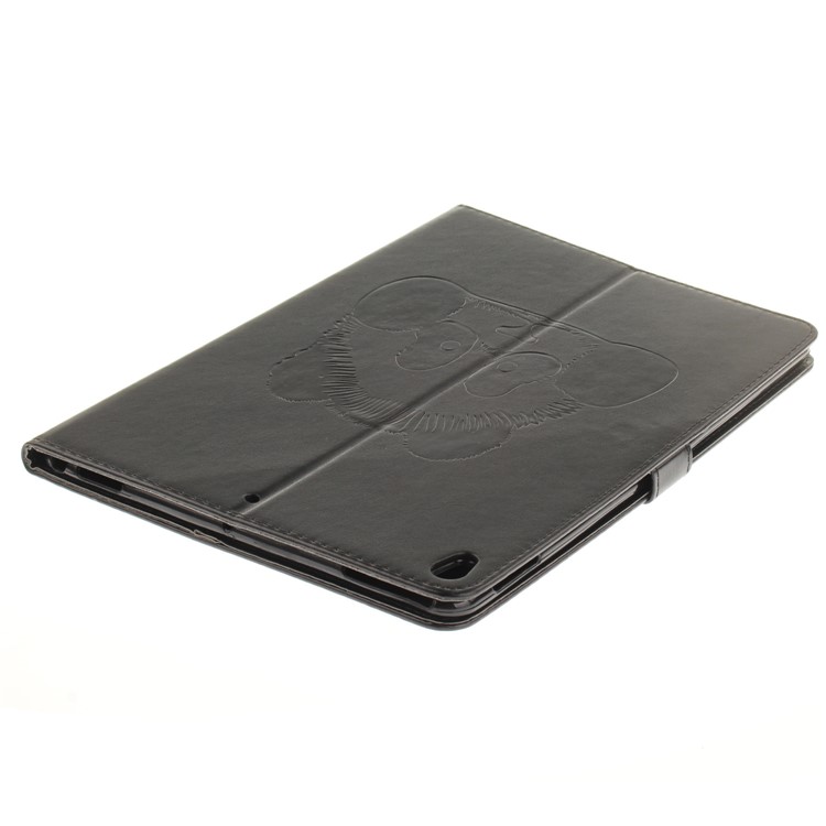 Imprinted Panda Multi Card Slots Smart Leather Stand Folio Case for iPad Pro 10.5 (2017) - Black-5