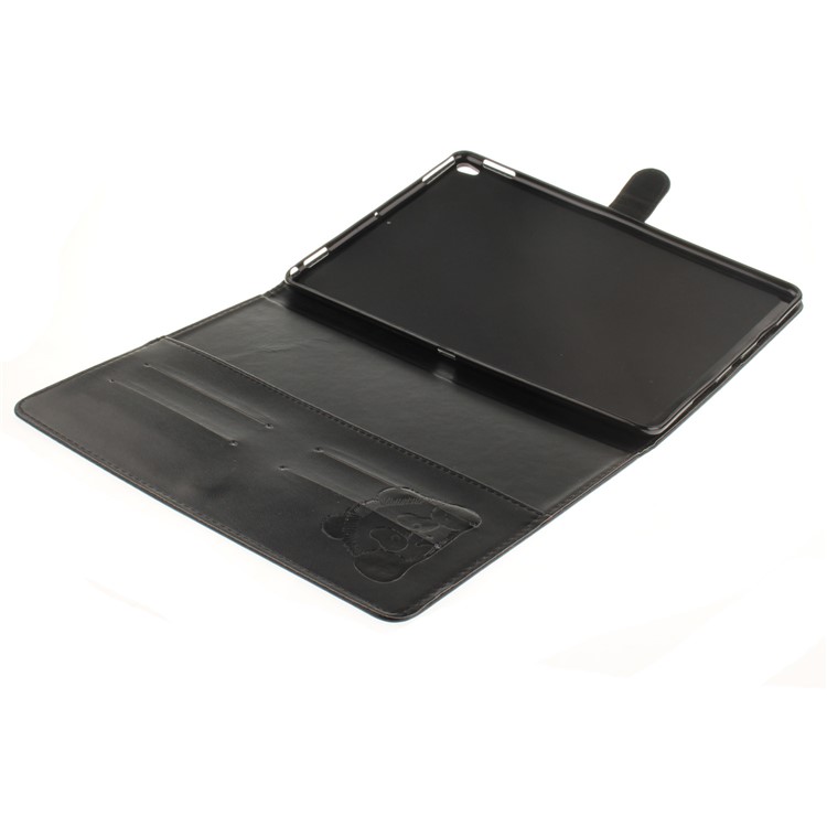 Imprinted Panda Multi Card Slots Smart Leather Stand Folio Case for iPad Pro 10.5 (2017) - Black-8