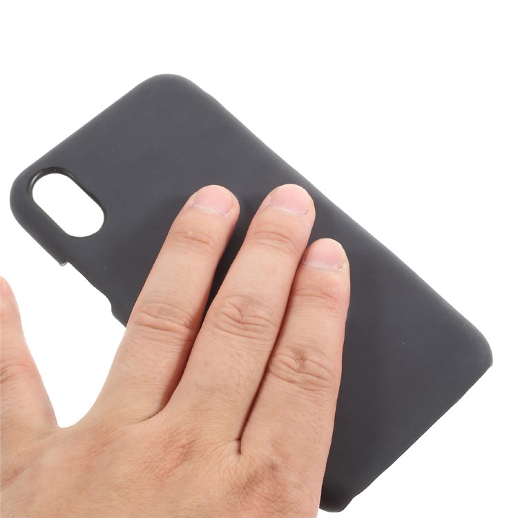 Thermal Induction Fluorescent Color Changing PC Back Cover for iPhone 8 - Black-6