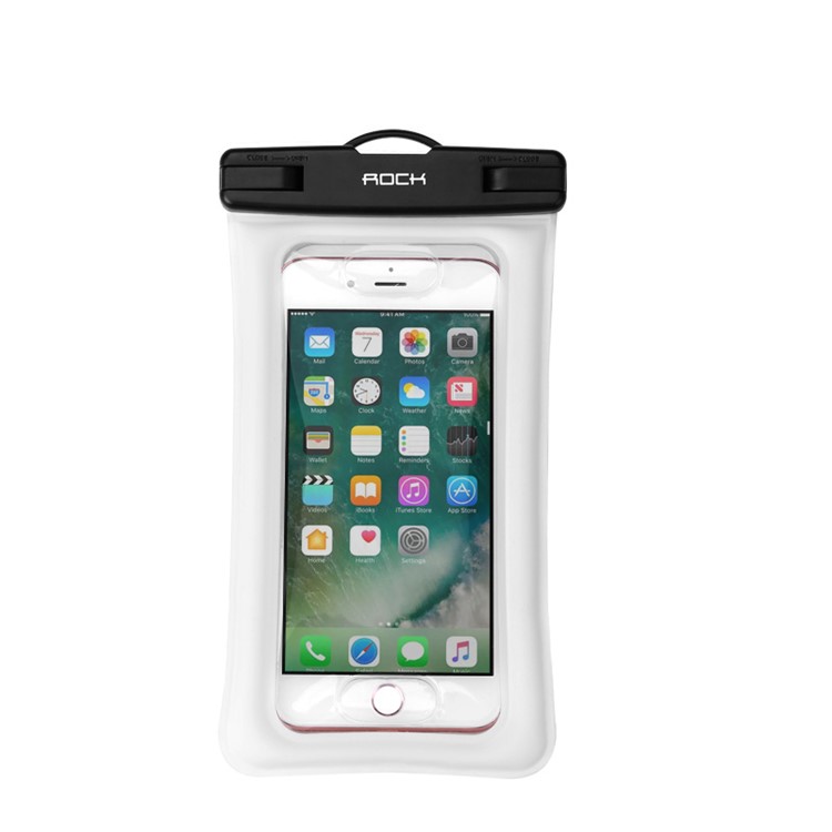Rock bolsa impermeable para el iPhone 7s Plus / 7 más Samsung Galaxy S8 + - Negro-3