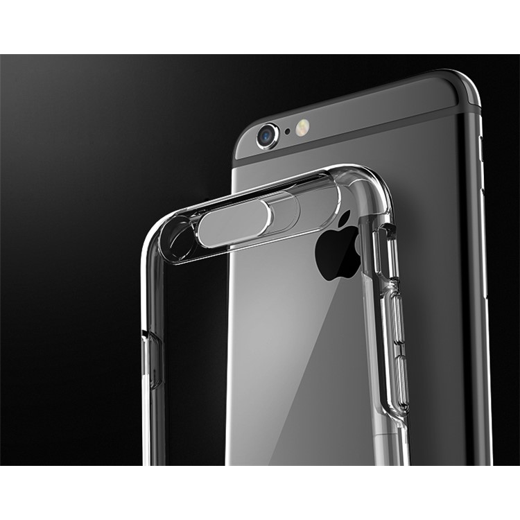 ROCK Light Tube Series Upgrade Incoming Calls Flashing PC TPU Phone Cover for iPhone 6s Plus / 6 Plus - Transparent-3