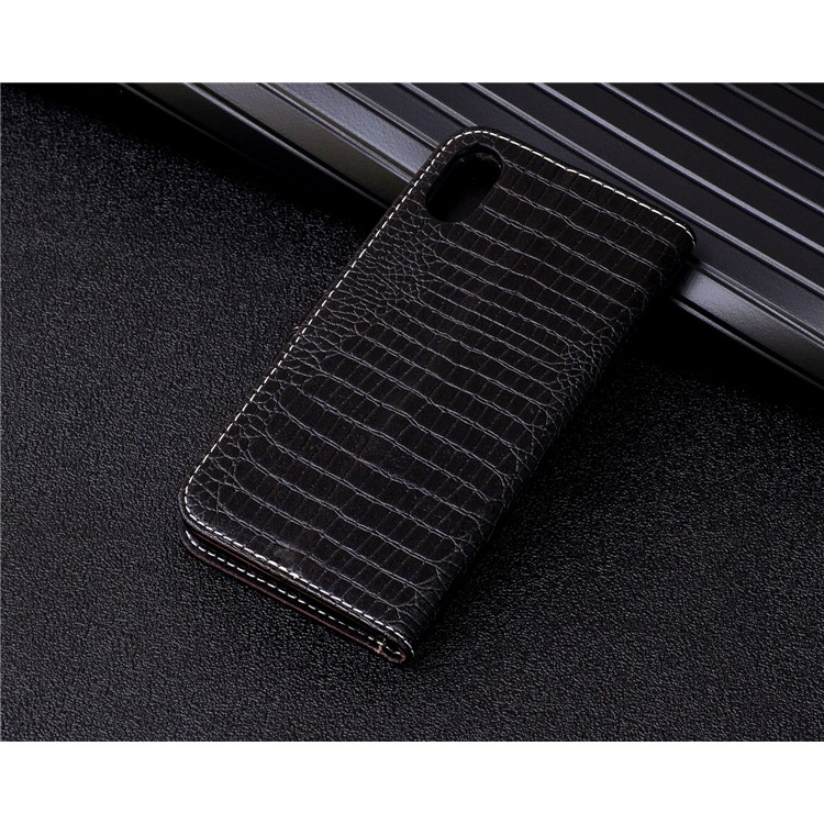 For iPhone 8 Ultra Crocodile Texture Flip Stand Wallet Leather Case Cover - Black-10