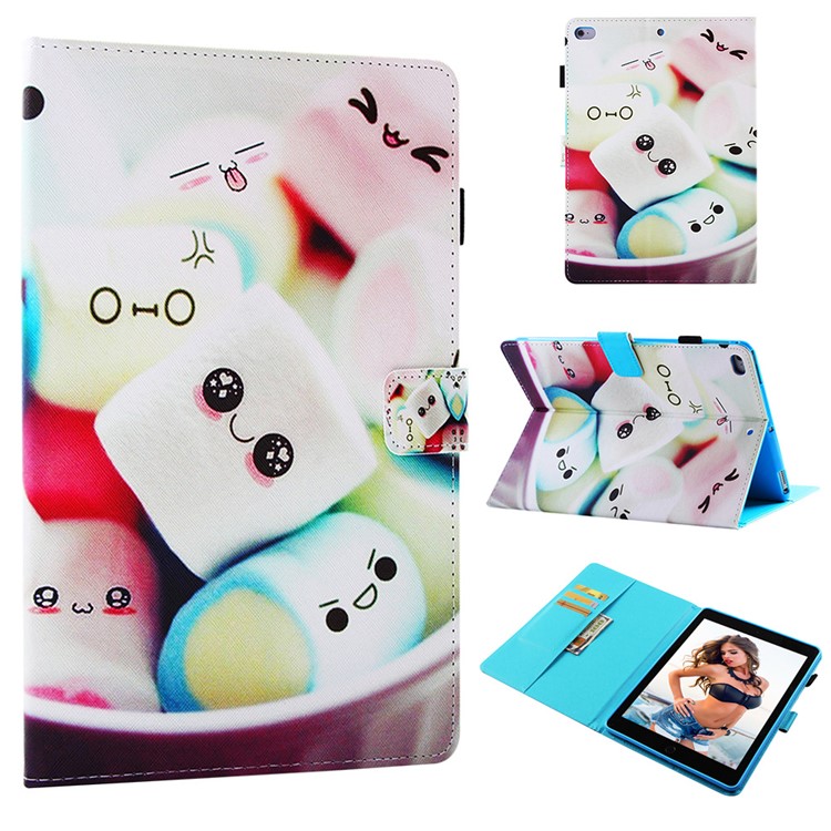 Custodia in pelle modello a supporto modello per iPad 9.7(2017) - carino caramella-1
