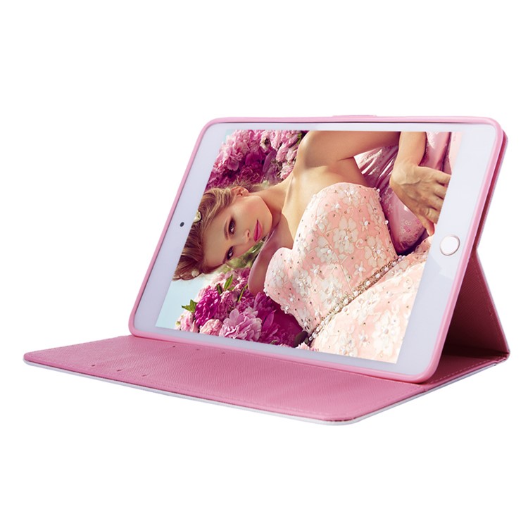 Pattern Printing Protective Leather Stand Shell for iPad 9.7 (2018) / 9.7 (2017) - Cat-5