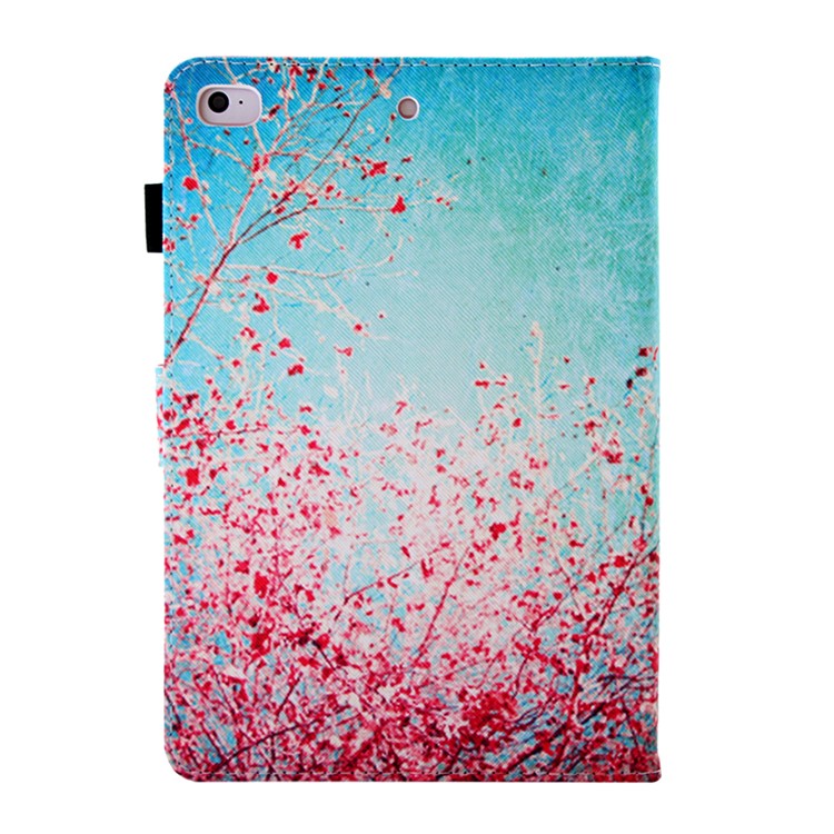 Wallet Pattern Printing Leather Stand Case Shell for iPad 9.7 (2018) / 9.7 (2017) - Flowering Tree-3