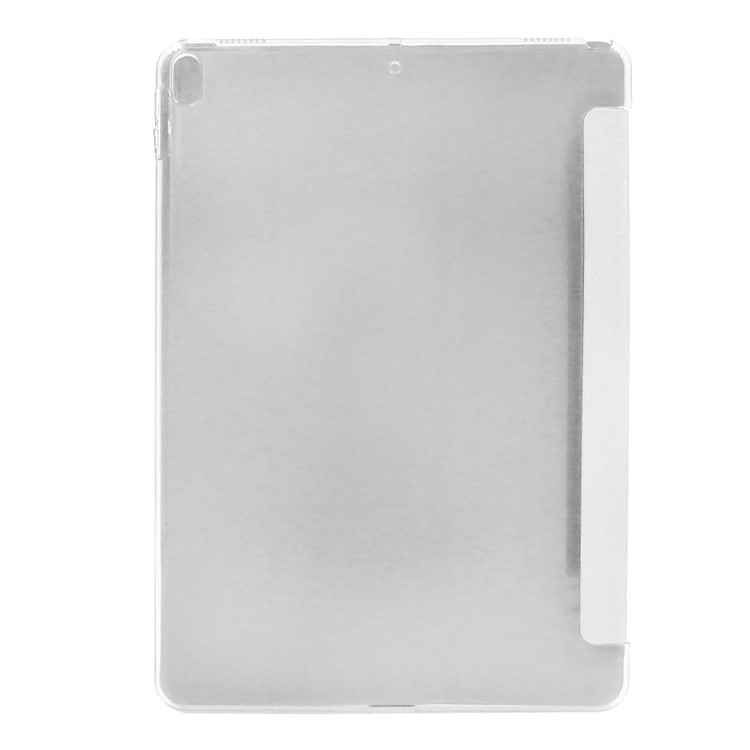 ENKAY Silk Skin Origami Stand Auto-Wake / Sleep PU Leather Shell Case for iPad Air 10.5 (2019) / Pro 10.5 (2017) - White-2