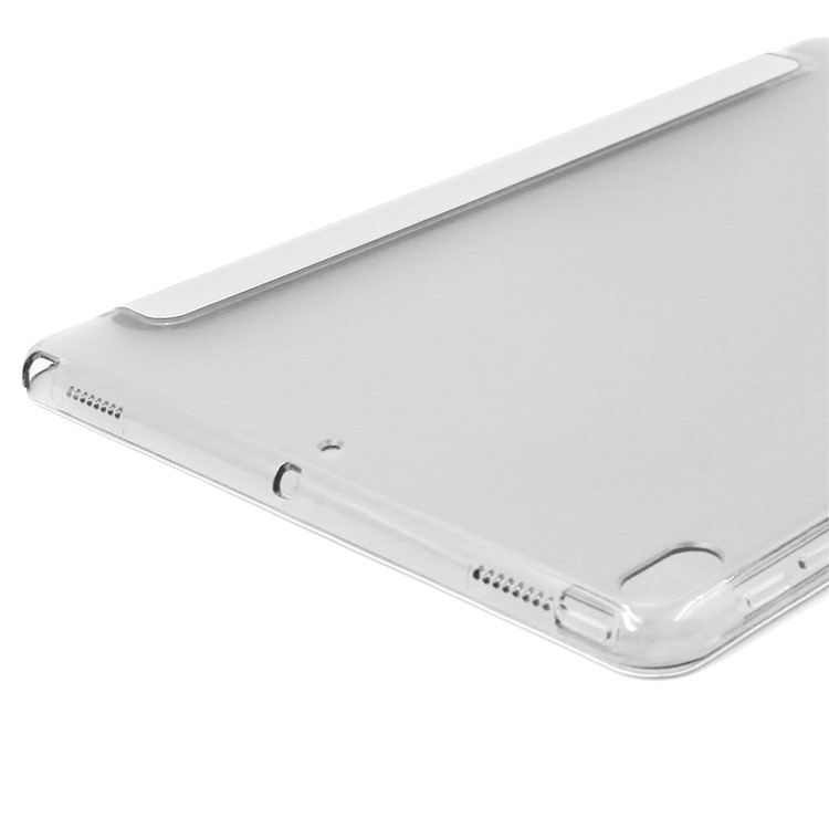 ENKAY Silk Skin Origami Stand Auto-Wake / Sleep PU Leather Shell Case for iPad Air 10.5 (2019) / Pro 10.5 (2017) - White-6