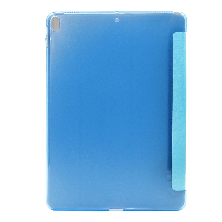 For iPad Air 10.5 (2019) / Pro 10.5 (2017) ENKAY Silk Texture Auto-Wake / Sleep Origami Stand PU Leather Cover - Blue-2