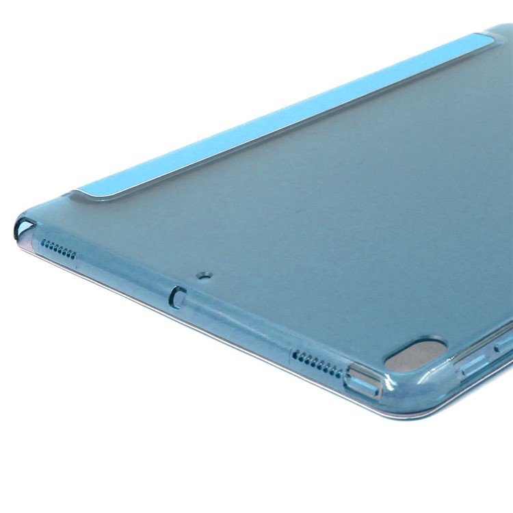 For iPad Air 10.5 (2019) / Pro 10.5 (2017) ENKAY Silk Texture Auto-Wake / Sleep Origami Stand PU Leather Cover - Blue-6