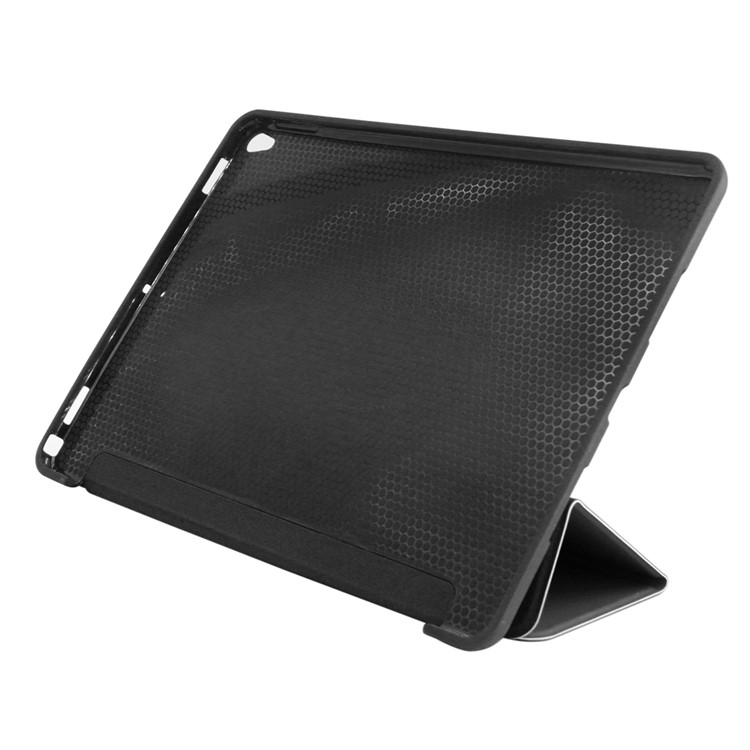 ENKAY Tri-fold Stand Smart PU Leather Tablet Cover for iPad Pro 10.5 (2017) - Black-4