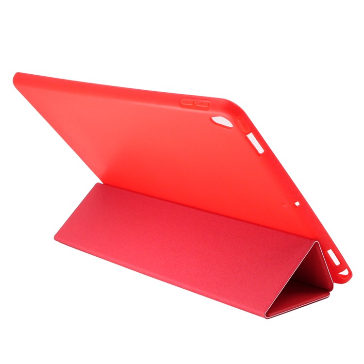 ENKAY Smart Tri-fold Stand PU Leather Case for iPad Pro 10.5 (2017) - Red-3