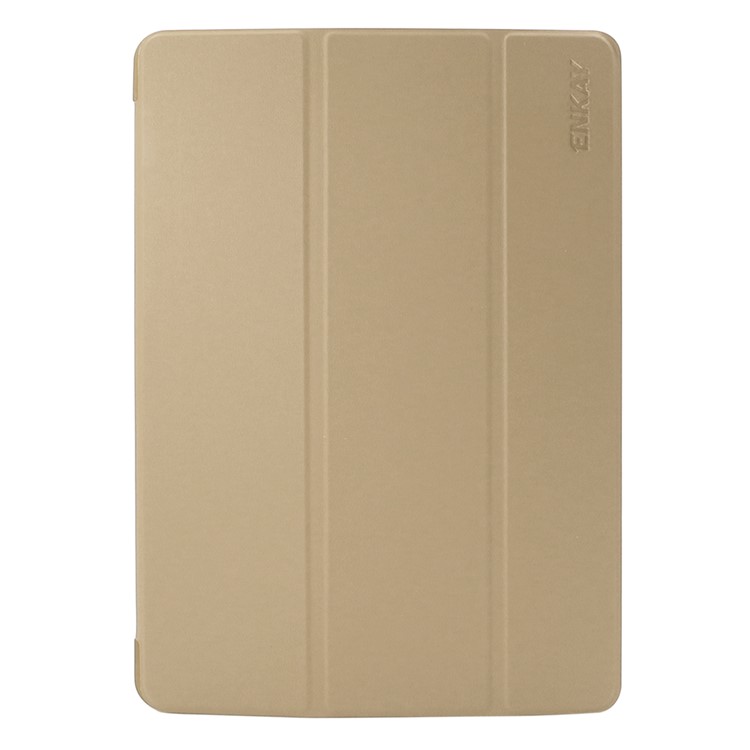ENKAY Tri-fold Stand Auto-Wake / Sleep PU Leather Tablet Cover for iPad Pro 10.5 (2017) - Gold-1