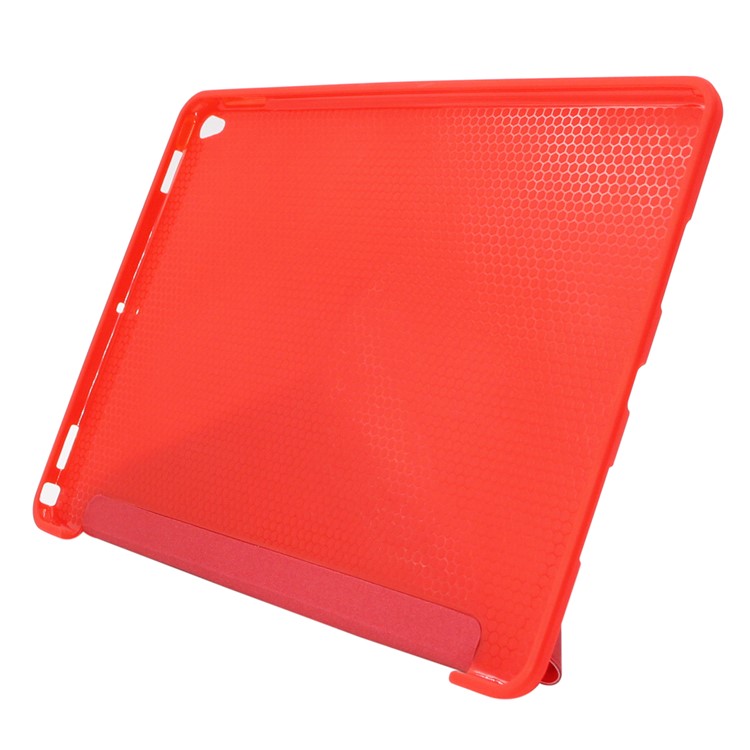 ENKAY Origami Smart Leather Stand Case for iPad Pro 10.5 (2017) - Red-3