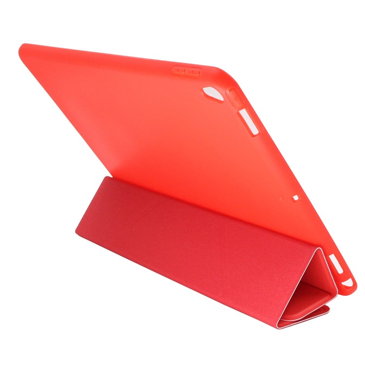 ENKAY Origami Smart Leather Stand Case for iPad Pro 10.5 (2017) - Red-4