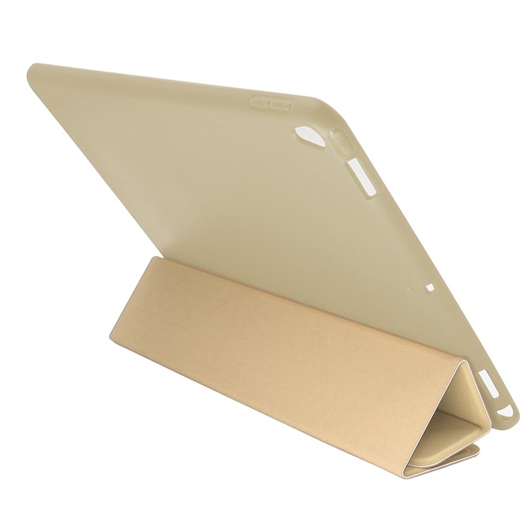 ENKAY Origami Stand Auto-Wake / Sleep PU Leather Shell for iPad Pro 10.5 (2017) - Gold-4