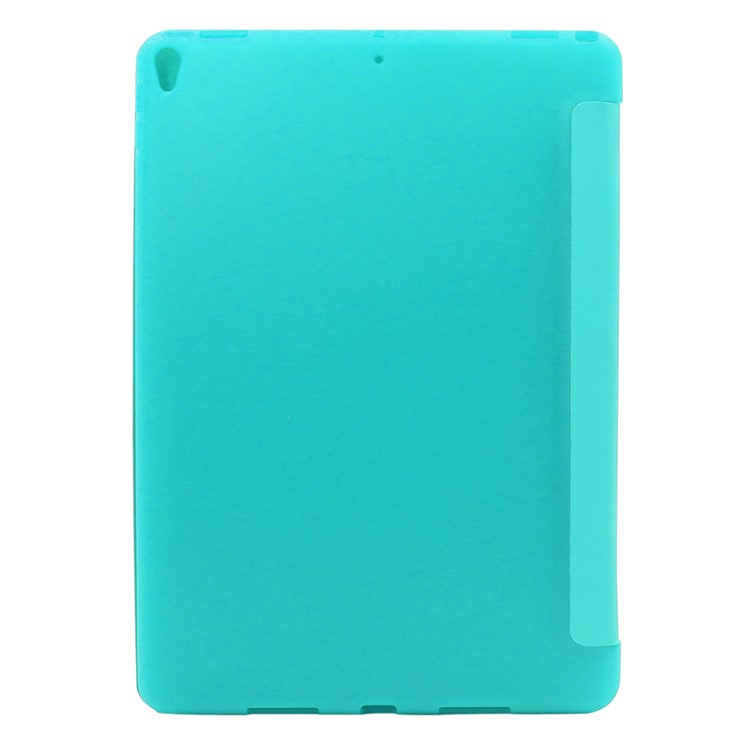 ENKAY Auto-Wake / Sleep PU Leather Origami Stand Cover for iPad Pro 10.5 (2017) - Cyan-2