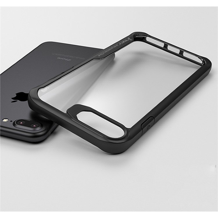 Custodia Per Telefono Ibrido TPU PC + TPU Ipaky Per Iphone 8 Plus / 7 Più 5,5 Pollici - Nero-3