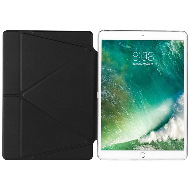 MOMAX The Core Smart Origami Stand PU Leather + TPU Tablet Case for iPad Pro 10.5 (2017) - Black-11