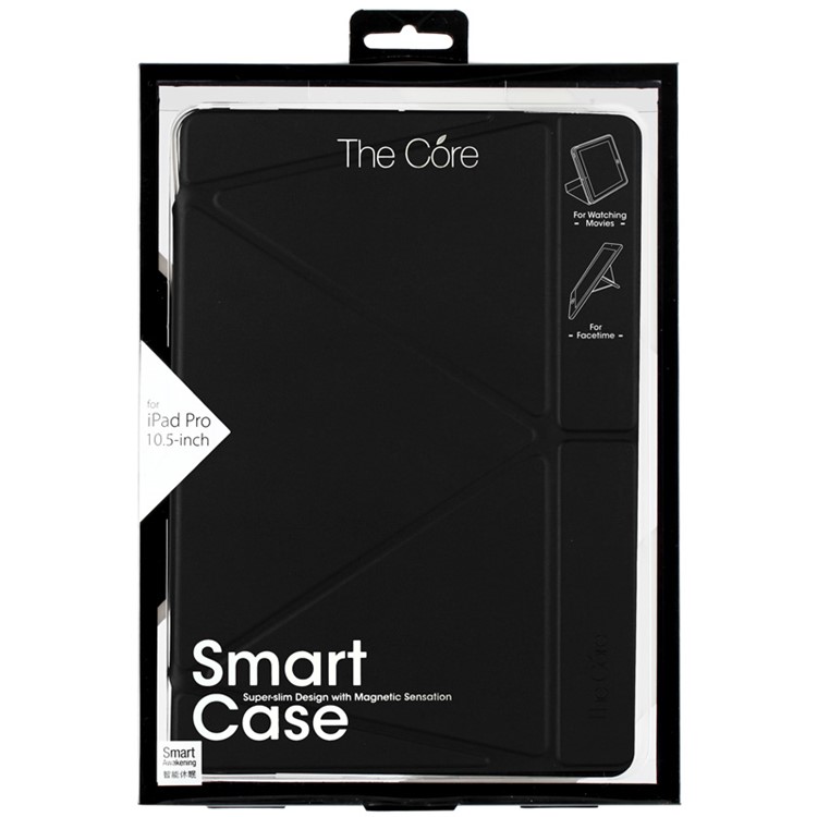 MOMAX The Core Smart Origami Stand PU Leather + TPU Tablet Case for iPad Pro 10.5 (2017) - Black-15