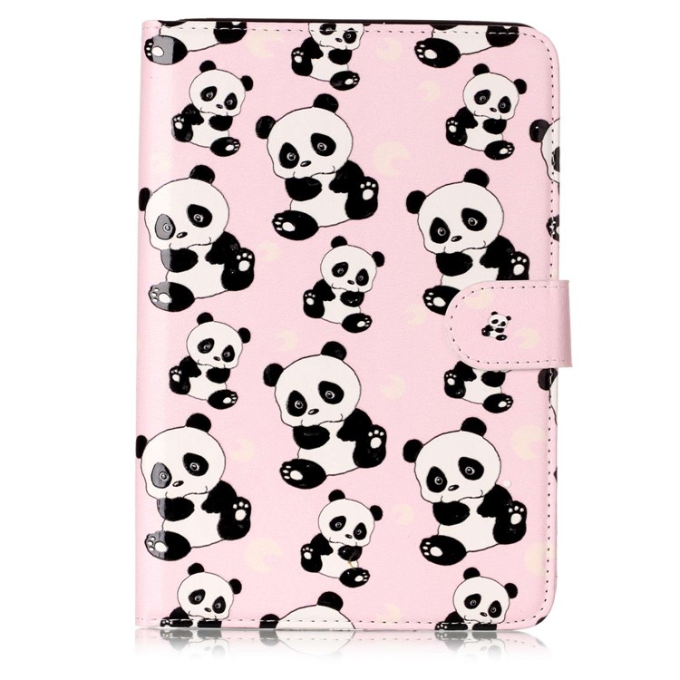 Pattern Printing Embossed Leather Protective Tablet Case Shell for iPad mini 4 - Panda-2