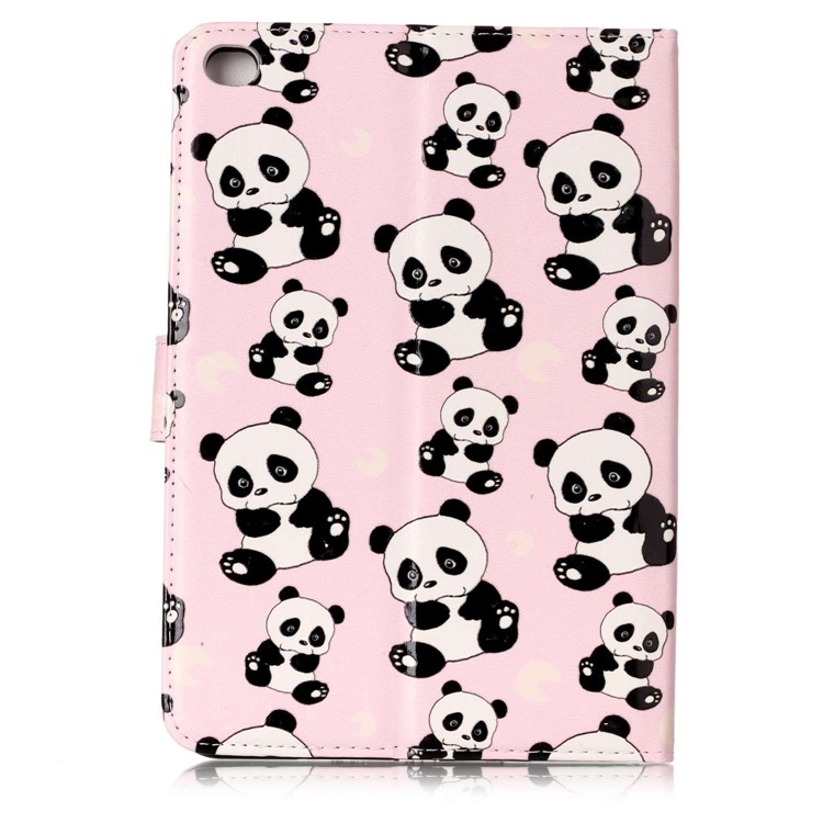 Pattern Printing Embossed Leather Protective Tablet Case Shell for iPad mini 4 - Panda-3