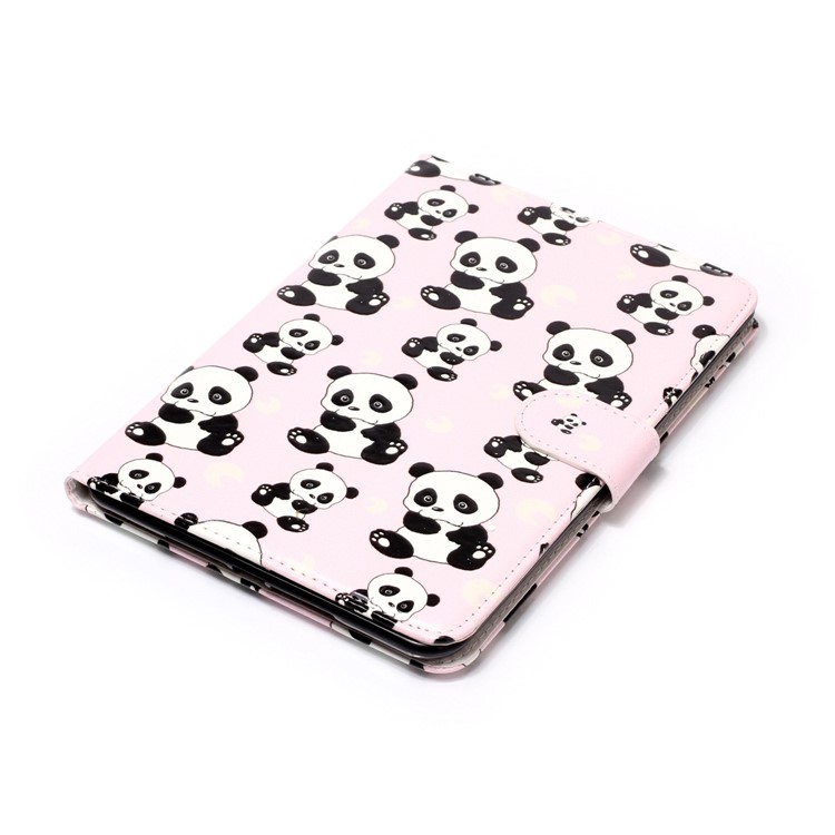 Pattern Printing Embossed Leather Protective Tablet Case Shell for iPad mini 4 - Panda-5