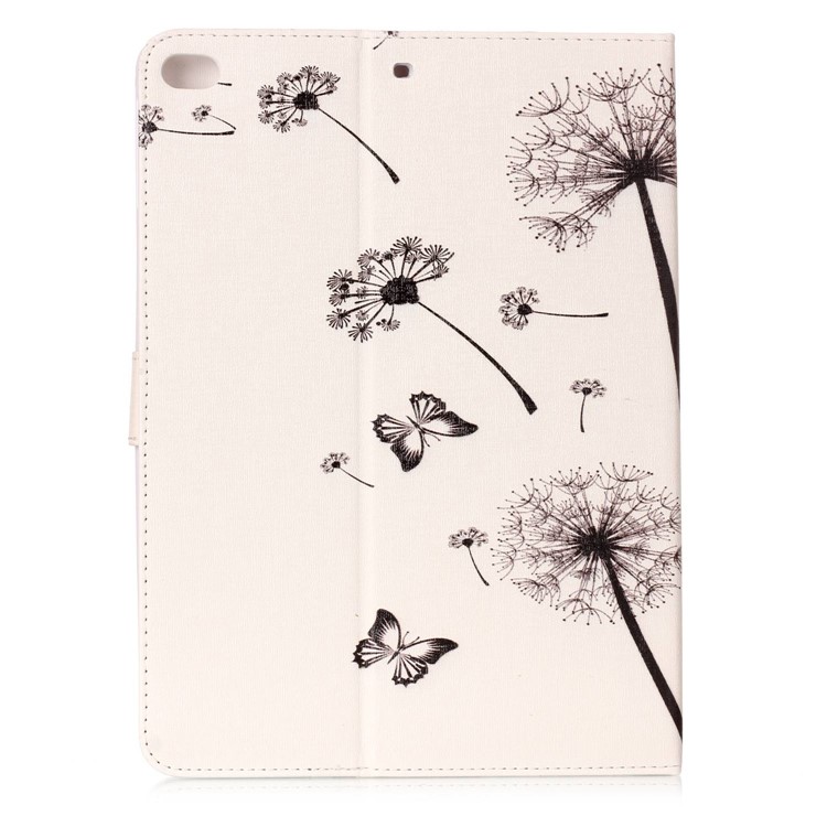 Pattern Printing Embossed Flip Leather Protective Casing for iPad 9.7 (2018) / 9.7 (2017) - Boy and Girl-3